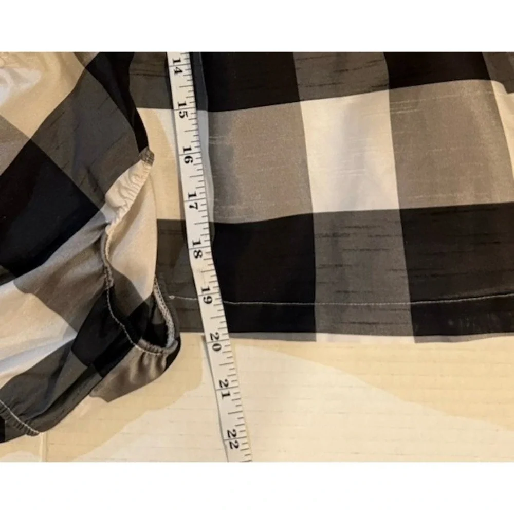 Lilybird Toddler Size 24M Black & White Plaid Pink Bow Sleeveless Dress Bloomers